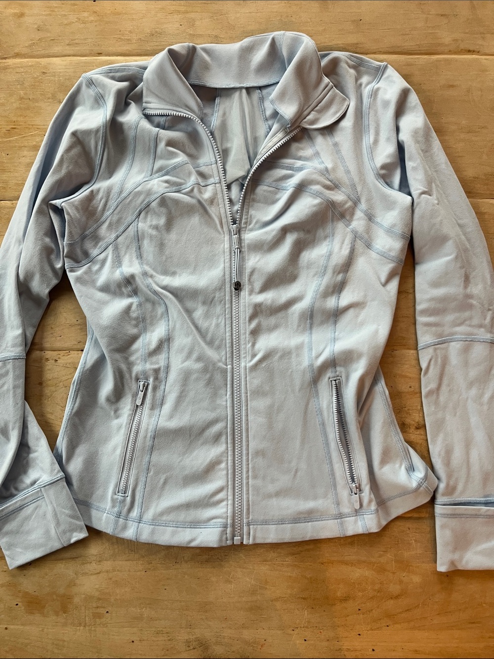 Lululemon Women’s Light blue Zip-Front Active Jacket